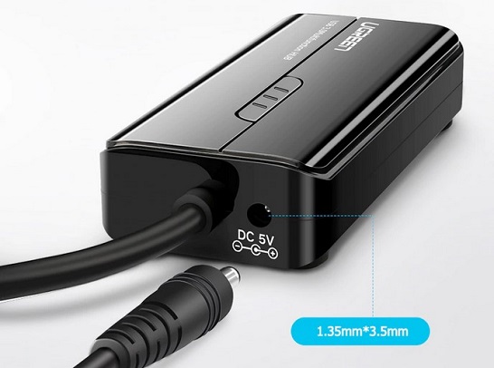 USB Gigabit Ethernet Ugreen 20265 доп питание