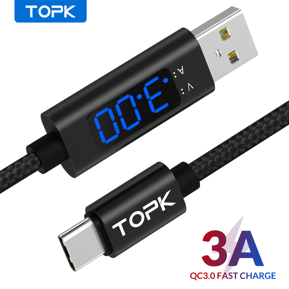 TOPK-AC27-Micro-USB-Cable-USB-Type-C-Cable-3A-for-Samsung-Xiaomi-Fast-Charging-USB
