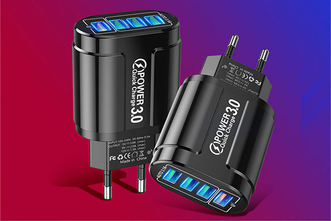 uslion 48w usb charger fast charge qc 3.0