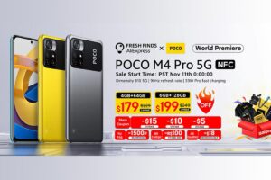 Мировая премьера смартфона POCO M4 Pro 5G nfc!