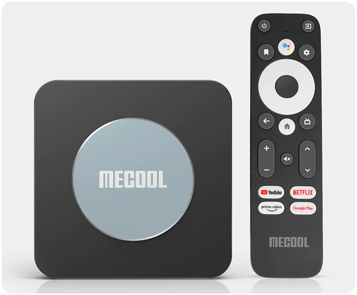 MECOOL KM2 Plus TV Box с сертификатом Google Netflix